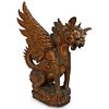 Large Antique Chinese Dragon Sculpture