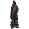 Chinese Hand Carved Hardstone Prophet Figurine