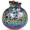 MC Harris Iridescent Art Glass Vase