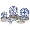 (43 Pc) Delft Blue and White Porcelain Set
