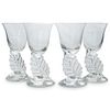 4 Portieux Crystal Wine Glasses