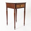 American Sheraton Mahogany One Drawer Stand, c.1810, courtesy of The Federalist Antiques 