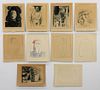 10 Pablo Picasso Dessins Drawings Lithograph Group