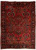 A FINE LUSTROUS EARLY 20TH CENTURY PERSIAN LILIHAN RUG