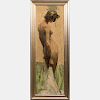 Morgan Kane (b. 1916) Nude Figure Oil on board