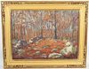 Robert E. Owen, Oil on Canvas, Autumnal Landscape