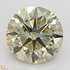 20.03 ct, Natural Fancy Brownish Yellow Even Color, VS1, Round cut Diamond (GIA Graded), Unmounted, Appraised Value: $708,900 