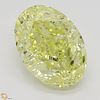 4.01 ct, Natural Fancy Yellow Even Color, VS2, Oval cut Diamond (GIA Graded), Unmounted, Appraised Value: $94,600 