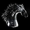 Daum Nancy France Horse Head Sculpture