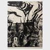 Willem de Kooning (1904-1997): Untitled (1/2) Litho #7