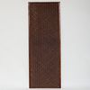 Unusual Chinese Woven Hardwood Panel 