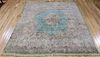 Vintage and Finely Woven Kerman Carpet.
