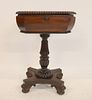 Regency Rosewood Sewing Stand.