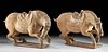 Chinese Han Painted Pottery Horses - TL Tested