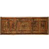 Antique Thai gilt decorated wood panel
