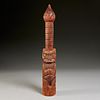 Pacific Northwest small carved wood totem