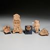 Pre-Columbian carved earthenware antiquities