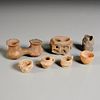 Group antiquity miniature vessels, incl. ex-museum