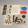 Joan Miro, (6) original aquatint etchings