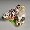 Early Meissen porcelain Billing Doves group