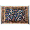 Persian Qom silk Tree of Life rug
