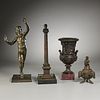 Collection (4) Grand Tour bronzes