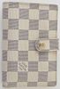 Louis Vuitton Ivory Damier Azur Portefeuille Vienova Wallet, the coated canvas with golden brass accents, opening to two card holder...
