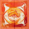 Hermes 'Smiles in Third Millenary' Silk Scarf, by I.A. Kwumi Sefidin, first issued in 2000, with signature hand rolled edges, H.- 35...