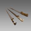 Lot of 3 19th century Afghan Daggers.