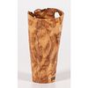 A Turned Burl Wood Vase by Jeff Salter