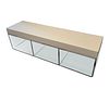 Lucite & Corian Bench by Cain Modern