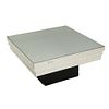 Pierre Cardin CoffeeTable with a Graduated Aluminum Top