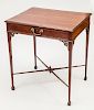 George III Mahogany Single-Drawer Table