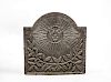 French Neoclassical Cast-Iron Fireback, Early 19th Century