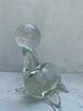 Licio Zanetti Lead Crystal Seal Sculpture