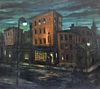 Gordon Steele Modern Nocturnal Street Painting
