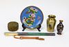 5PC Chinese & Japanese Cloisonne Utensil Group