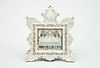 Continental Mother-of-Pearl-Inlaid Shadow Box Frame Enclosing a Depiction of The Last Supper