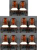 Irish George II Manner Carved Mahogany Chairs, 10
