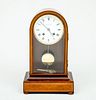 Inlaid Rosewood Mantel Clock, Erwin Sattler