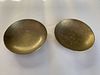 Pair of Bronze bowls by Virginia Metalcrafters