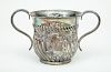 Queen Anne Style Silver-Plated Two-Handled Cup