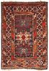 Antique Caucasian Lesghi Star rug , 3 ft 4 in x 5 ft