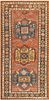 Antique Soumak Carpet , Caucasian , 5 ft x 10 ft 2 in