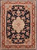 Vintage Persian Tabriz rug , 4 ft 8 in x 6 ft 8 in