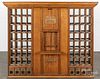 U.S. Post Office oak cabinet