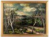 Grace Keast oil on canvas landscape