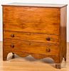 New England cherry mule chest, early 19th c.