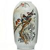 Chinese Guan Ware Vase, Finches