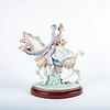 Lladro Porcelain Figurine Valencian Couple On Horse 01001472